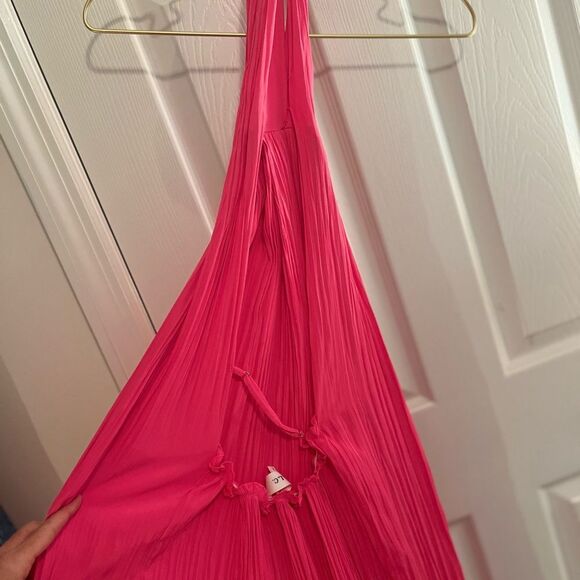 A.L.C. Vibrant Pink Halter Dress - Picture 13 of 16